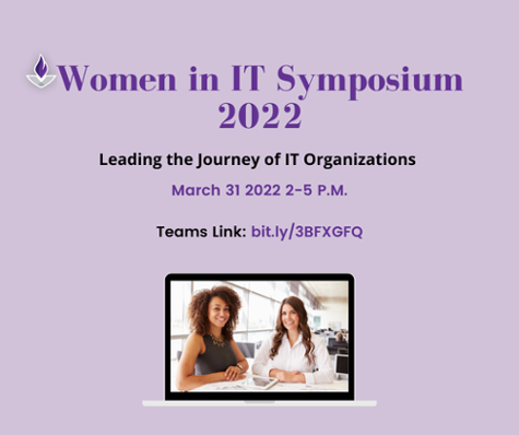 Women in IT Symposium flyer.